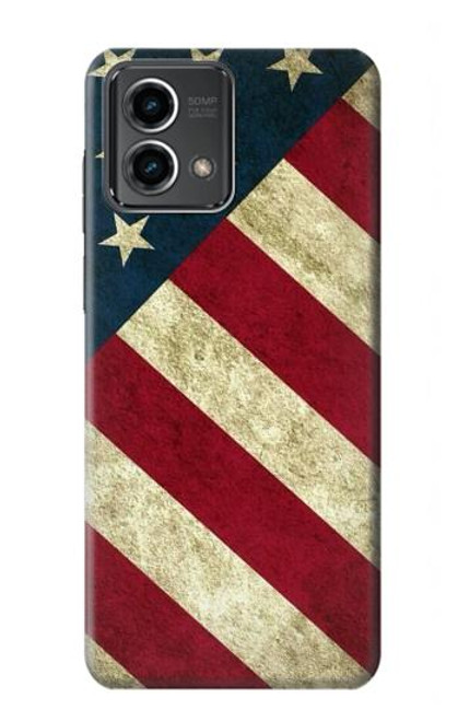 W3295 Drapeau national des États-Unis Etui Coque Housse et Flip Housse Cuir pour Motorola Moto G Stylus 5G (2023)