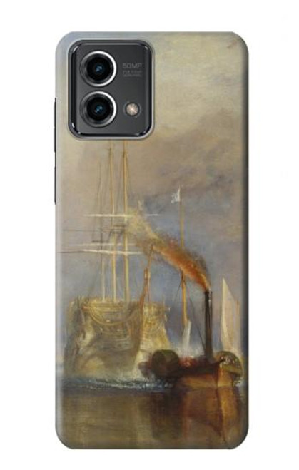 W3338 J. M. W. Turner Le Téméraire Etui Coque Housse et Flip Housse Cuir pour Motorola Moto G Stylus 5G (2023)