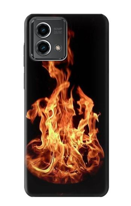 W3379 Cadre d'incendie Etui Coque Housse et Flip Housse Cuir pour Motorola Moto G Stylus 5G (2023)