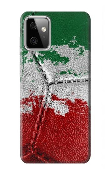 W3318 Italie Drapeau graphique Football Millésime Etui Coque Housse et Flip Housse Cuir pour Motorola Moto G Power (2023) 5G