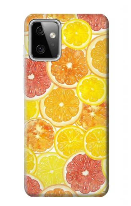 W3408 citron Etui Coque Housse et Flip Housse Cuir pour Motorola Moto G Power (2023) 5G