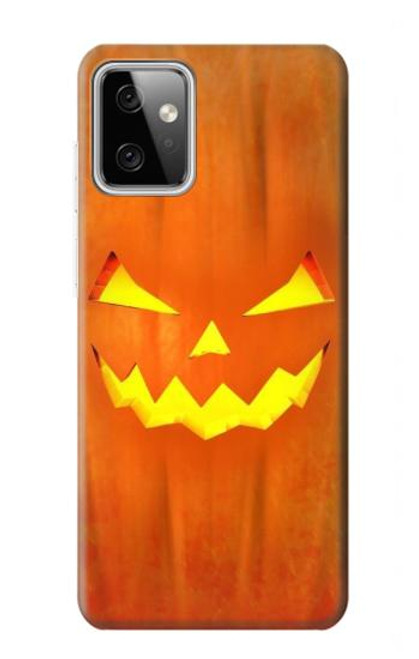 W3828 Citrouille d'Halloween Etui Coque Housse et Flip Housse Cuir pour Motorola Moto G Power (2023) 5G