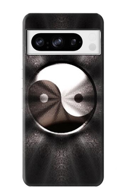 W3241 Yin Yang Symbole Etui Coque Housse et Flip Housse Cuir pour Google Pixel 8 pro