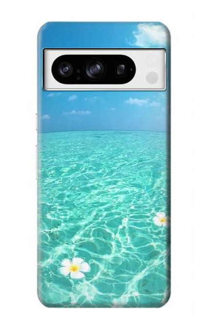 W3720 Summer Ocean Beach Etui Coque Housse et Flip Housse Cuir pour Google Pixel 8 pro