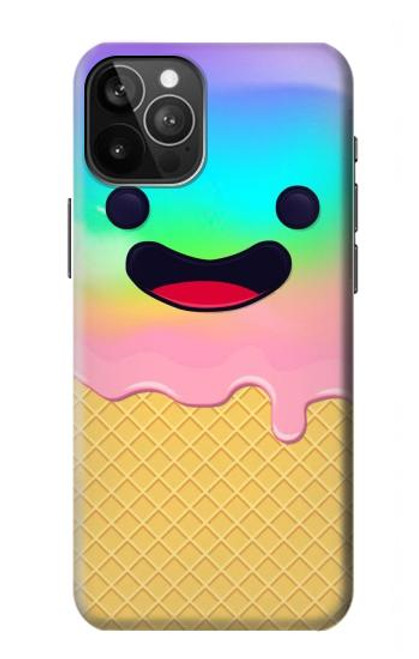 W3939 Sourire mignon de crème glacée Etui Coque Housse et Flip Housse Cuir pour iPhone 12 Pro Max