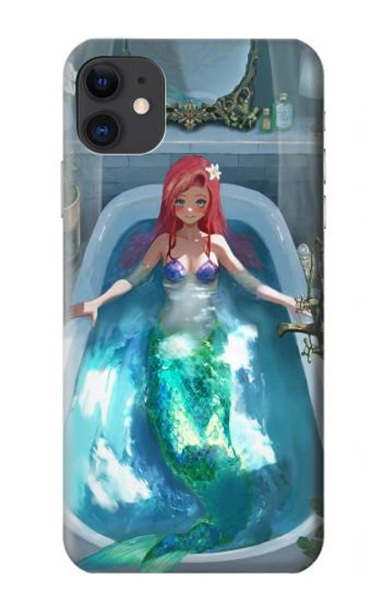 W3911 Jolie petite sirène Aqua Spa Etui Coque Housse et Flip Housse Cuir pour iPhone 11