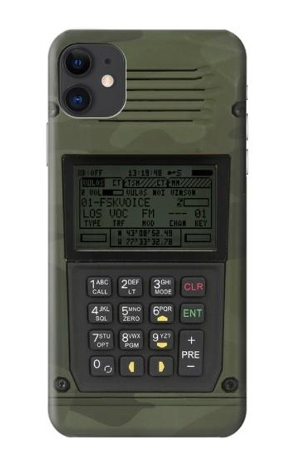 W3959 Impression graphique de la radio militaire Etui Coque Housse et Flip Housse Cuir pour iPhone 11