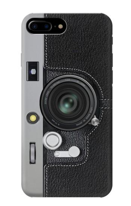 W3922 Impression graphique de l'obturateur de l'objectif de l'appareil photo Etui Coque Housse et Flip Housse Cuir pour iPhone 7 Plus, iPhone 8 Plus