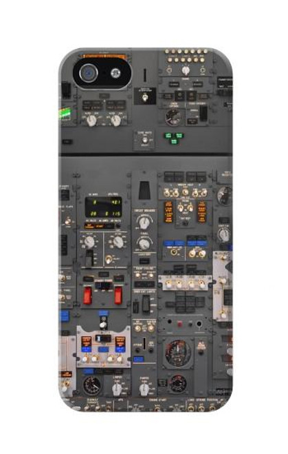 W3944 Cockpit de panneau supérieur Etui Coque Housse et Flip Housse Cuir pour iPhone 5 5S SE
