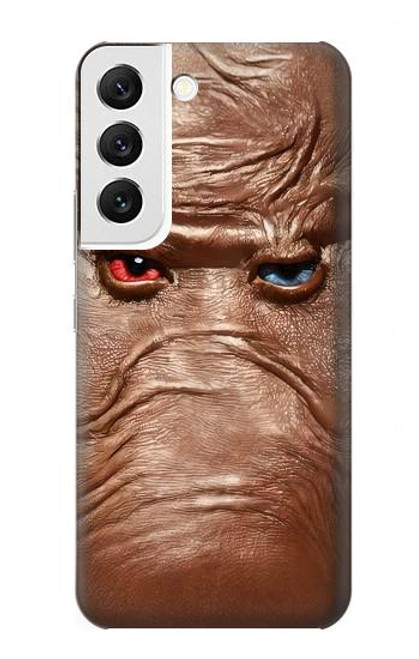 W3940 Peinture graphique Mad Face pour cuir Etui Coque Housse et Flip Housse Cuir pour Samsung Galaxy S22