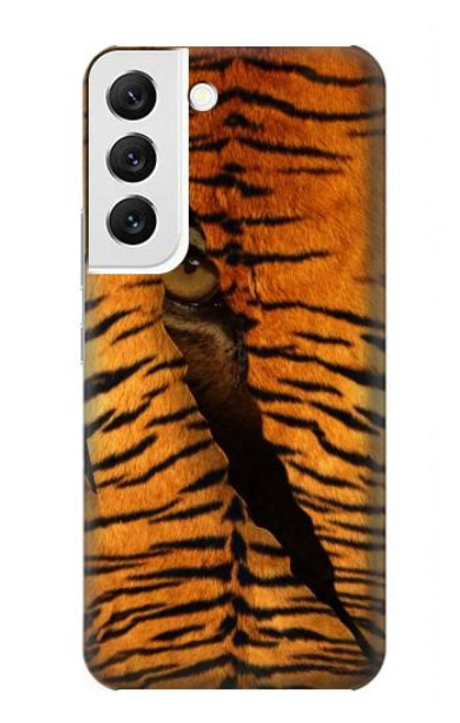 W3951 Marques de larme d'oeil de tigre Etui Coque Housse et Flip Housse Cuir pour Samsung Galaxy S22