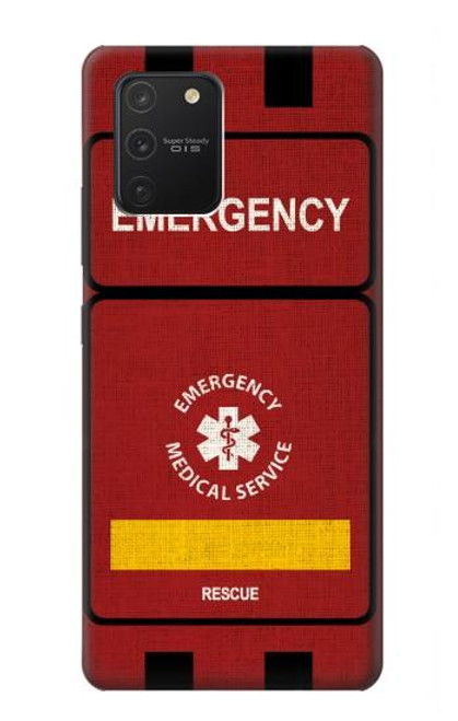 W3957 Service médical d'urgence Etui Coque Housse et Flip Housse Cuir pour Samsung Galaxy S10 Lite