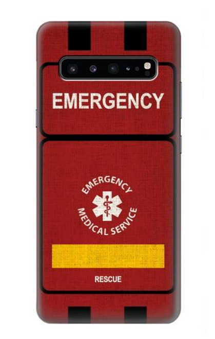 W3957 Service médical d'urgence Etui Coque Housse et Flip Housse Cuir pour Samsung Galaxy S10 5G