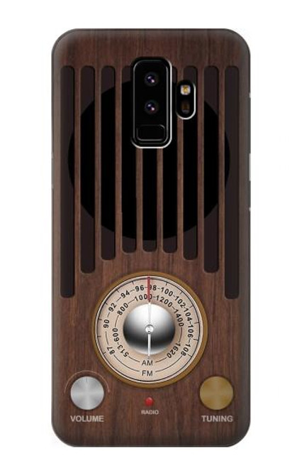 W3935 Graphique du tuner radio FM AM Etui Coque Housse et Flip Housse Cuir pour Samsung Galaxy S9