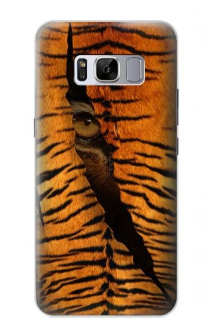 W3951 Marques de larme d'oeil de tigre Etui Coque Housse et Flip Housse Cuir pour Samsung Galaxy S8 Plus