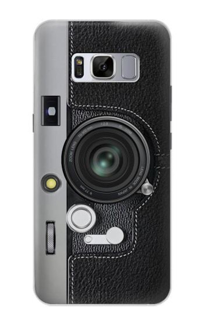 W3922 Impression graphique de l'obturateur de l'objectif de l'appareil photo Etui Coque Housse et Flip Housse Cuir pour Samsung Galaxy S8