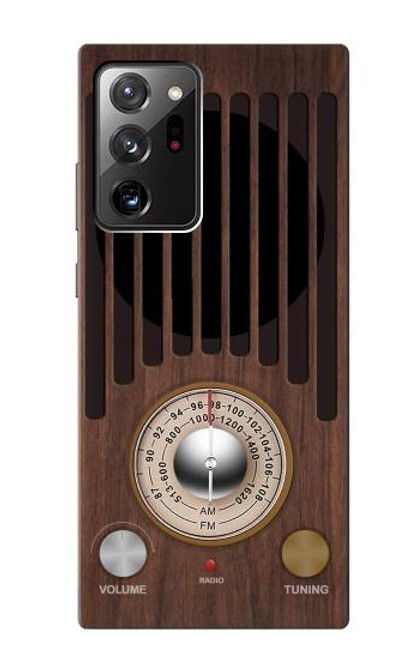 W3935 Graphique du tuner radio FM AM Etui Coque Housse et Flip Housse Cuir pour Samsung Galaxy Note 20 Ultra, Ultra 5G