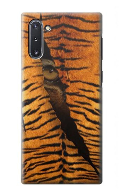W3951 Marques de larme d'oeil de tigre Etui Coque Housse et Flip Housse Cuir pour Samsung Galaxy Note 10