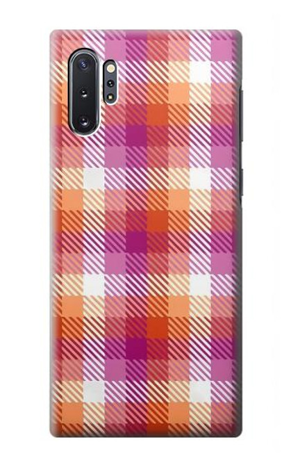 W3941 Plaid drapeau de la fierté lesbienne LGBT Etui Coque Housse et Flip Housse Cuir pour Samsung Galaxy Note 10 Plus