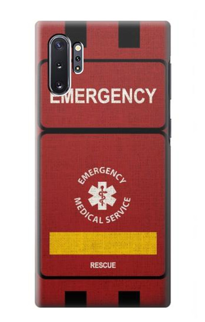 W3957 Service médical d'urgence Etui Coque Housse et Flip Housse Cuir pour Samsung Galaxy Note 10 Plus