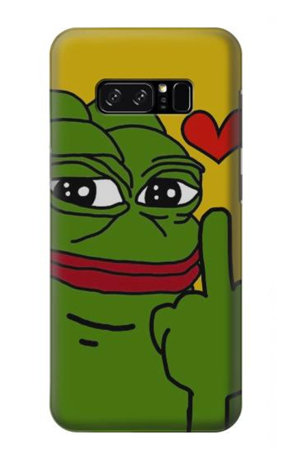 W3945 Pepe Love doigt du milieu Etui Coque Housse et Flip Housse Cuir pour Note 8 Samsung Galaxy Note8