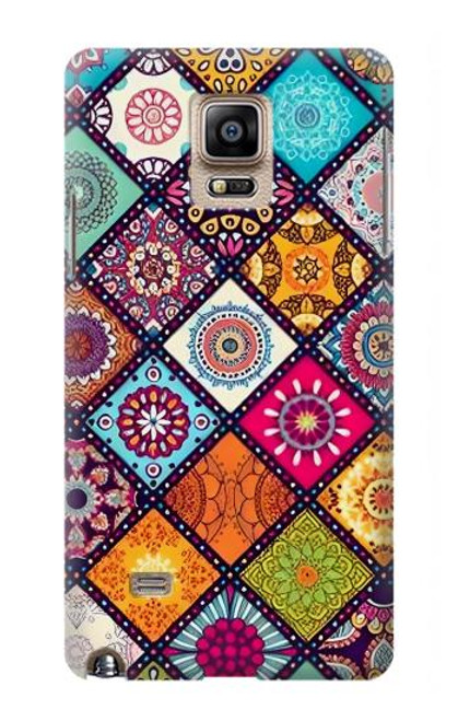 W3943 Motif Maldalas Etui Coque Housse et Flip Housse Cuir pour Samsung Galaxy Note 4