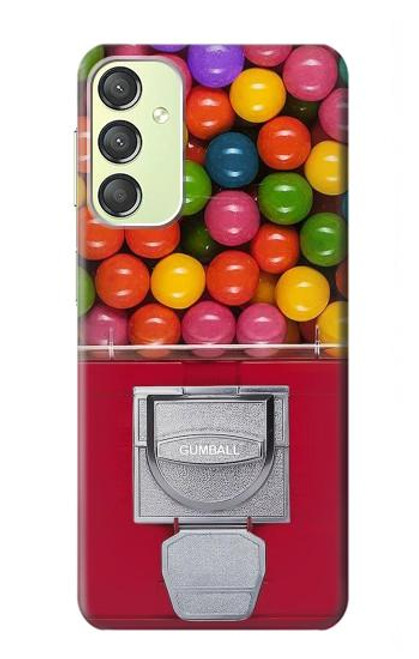 W3938 Gumball Capsule jeu graphique Etui Coque Housse et Flip Housse Cuir pour Samsung Galaxy A24 4G