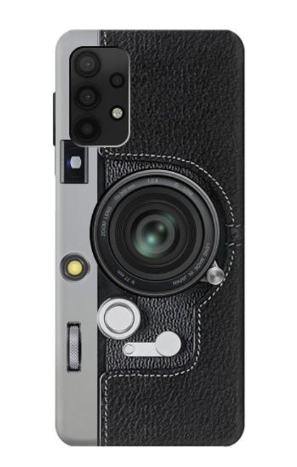 W3922 Impression graphique de l'obturateur de l'objectif de l'appareil photo Etui Coque Housse et Flip Housse Cuir pour Samsung Galaxy A32 4G