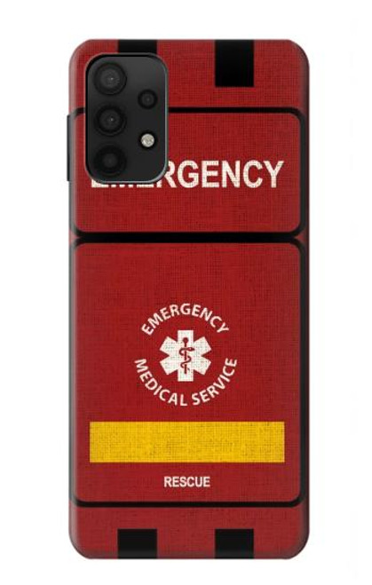 W3957 Service médical d'urgence Etui Coque Housse et Flip Housse Cuir pour Samsung Galaxy A32 5G