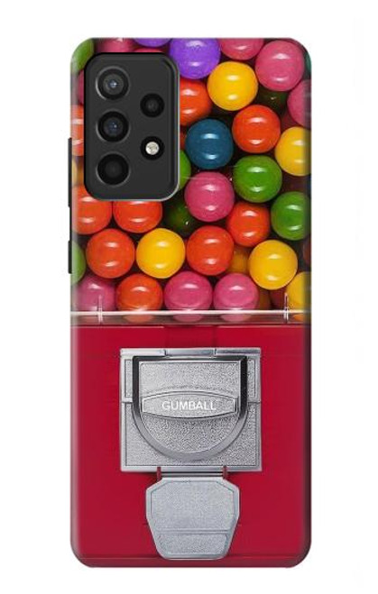 W3938 Gumball Capsule jeu graphique Etui Coque Housse et Flip Housse Cuir pour Samsung Galaxy A52, Galaxy A52 5G
