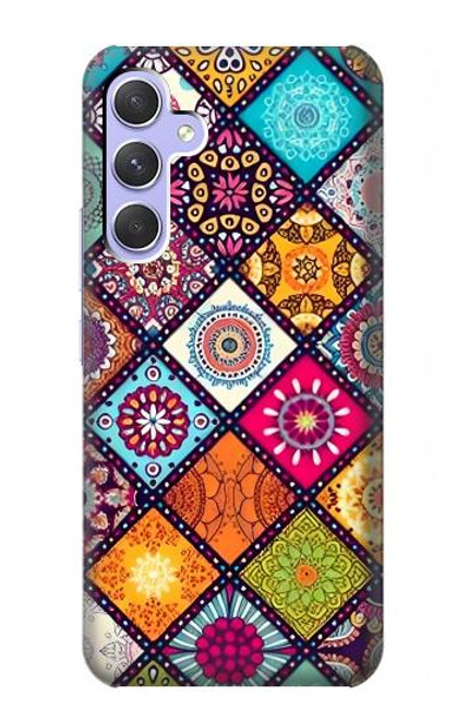 W3943 Motif Maldalas Etui Coque Housse et Flip Housse Cuir pour Samsung Galaxy A54 5G