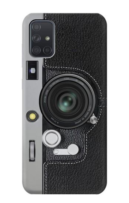 W3922 Impression graphique de l'obturateur de l'objectif de l'appareil photo Etui Coque Housse et Flip Housse Cuir pour Samsung Galaxy A71