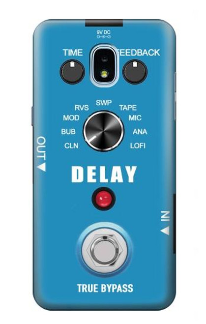 W3962 Graphique de retard analogique de guitare Etui Coque Housse et Flip Housse Cuir pour Samsung Galaxy J3 (2018), J3 Star, J3 V 3rd Gen, J3 Orbit, J3 Achieve, Express Prime 3, Amp Prime 3