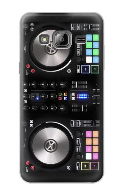 W3931 Peinture graphique pour table de mixage DJ Etui Coque Housse et Flip Housse Cuir pour Samsung Galaxy J3 (2016)