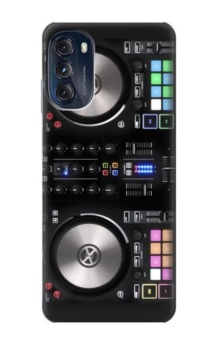 W3931 Peinture graphique pour table de mixage DJ Etui Coque Housse et Flip Housse Cuir pour Motorola Moto G (2022)