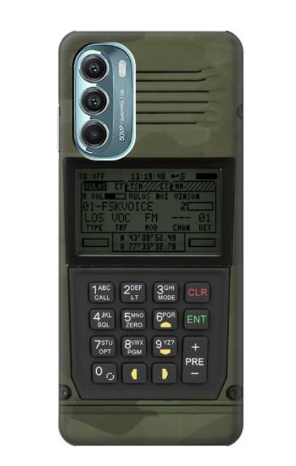 W3959 Impression graphique de la radio militaire Etui Coque Housse et Flip Housse Cuir pour Motorola Moto G Stylus 5G (2022)