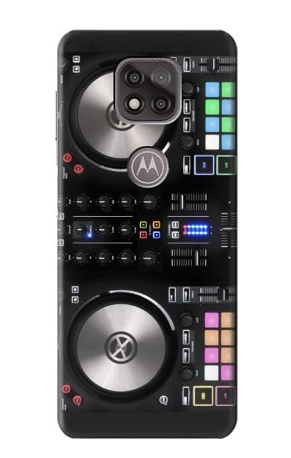 W3931 Peinture graphique pour table de mixage DJ Etui Coque Housse et Flip Housse Cuir pour Motorola Moto G Power (2021)