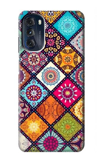 W3943 Motif Maldalas Etui Coque Housse et Flip Housse Cuir pour Motorola Moto G 5G (2023)