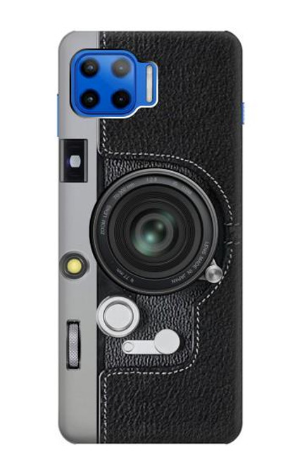 W3922 Impression graphique de l'obturateur de l'objectif de l'appareil photo Etui Coque Housse et Flip Housse Cuir pour Motorola Moto G 5G Plus