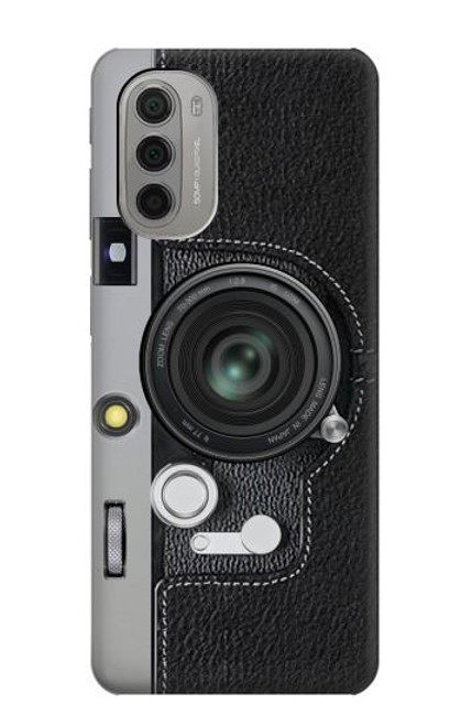 W3922 Impression graphique de l'obturateur de l'objectif de l'appareil photo Etui Coque Housse et Flip Housse Cuir pour Motorola Moto G51 5G