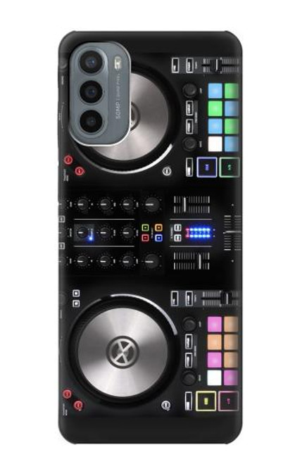 W3931 Peinture graphique pour table de mixage DJ Etui Coque Housse et Flip Housse Cuir pour Motorola Moto G31