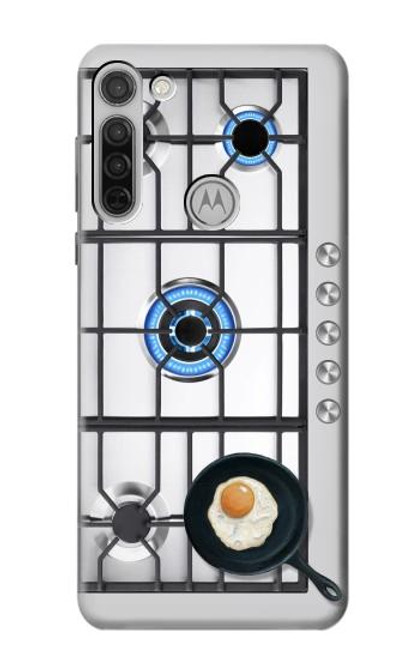 W3928 Cuisine graphique de cuisine Etui Coque Housse et Flip Housse Cuir pour Motorola Moto G8