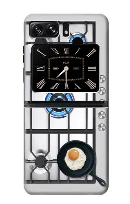 W3928 Cuisine graphique de cuisine Etui Coque Housse et Flip Housse pour Motorola Moto Razr 2022