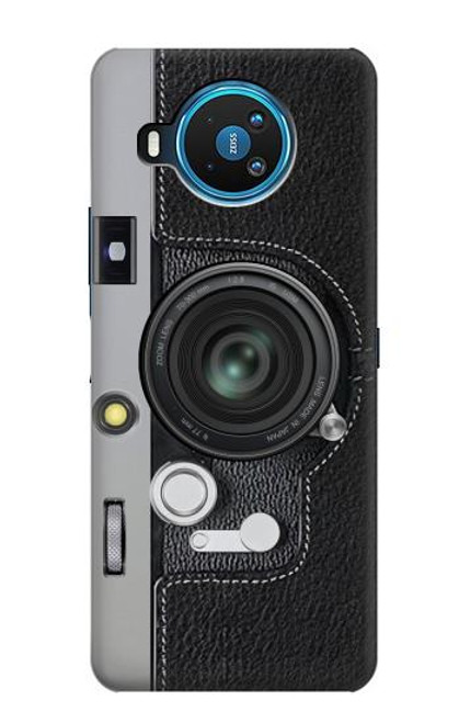 W3922 Impression graphique de l'obturateur de l'objectif de l'appareil photo Etui Coque Housse et Flip Housse Cuir pour Nokia 8.3 5G