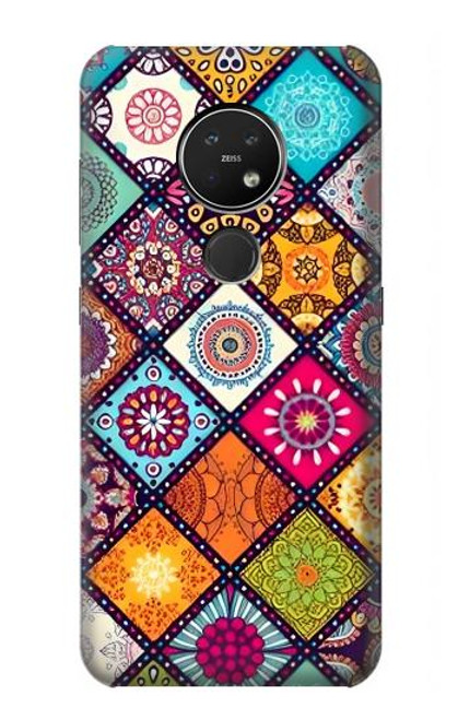 W3943 Motif Maldalas Etui Coque Housse et Flip Housse Cuir pour Nokia 7.2