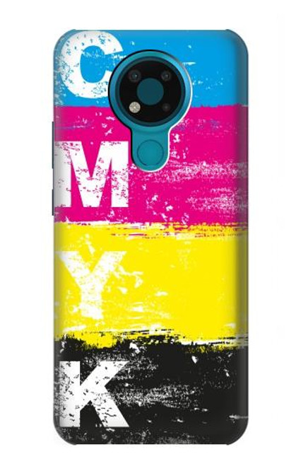 W3930 Clé jaune cyan magenta Etui Coque Housse et Flip Housse Cuir pour Nokia 3.4