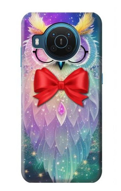 W3934 Hibou nerd fantastique Etui Coque Housse et Flip Housse Cuir pour Nokia X20