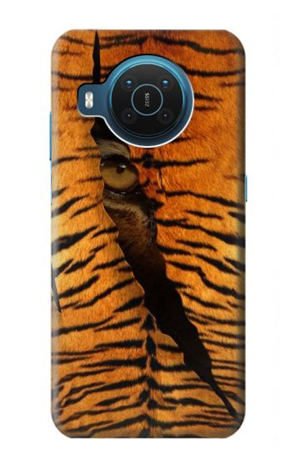 W3951 Marques de larme d'oeil de tigre Etui Coque Housse et Flip Housse Cuir pour Nokia X20