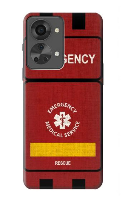 W3957 Service médical d'urgence Etui Coque Housse et Flip Housse Cuir pour OnePlus Nord 2T