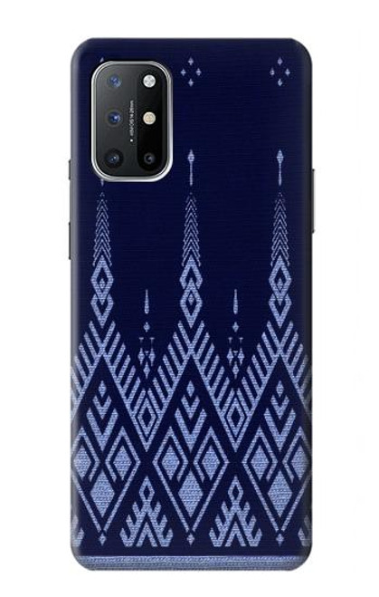 W3950 Motif textile thaïlandais bleu Etui Coque Housse et Flip Housse Cuir pour OnePlus 8T